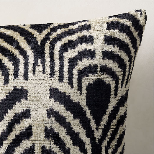 Ada Turkish Silk Throw Pillow 23"x23"