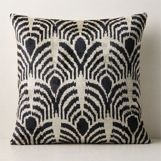 Ada Turkish Silk Throw Pillow 23"x23"