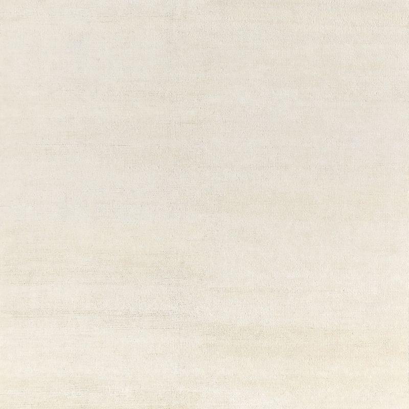 Adao Handwoven Warm White Linen Rug Swatch 12"X12" - image 0 of 4