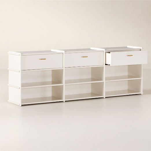 Add It 78" White Storage Cabinet by Steen Ostergaard