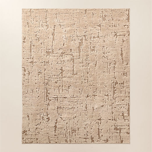 Adelle Hand-Knotted Light Brown Wool and Cotton Area Rug