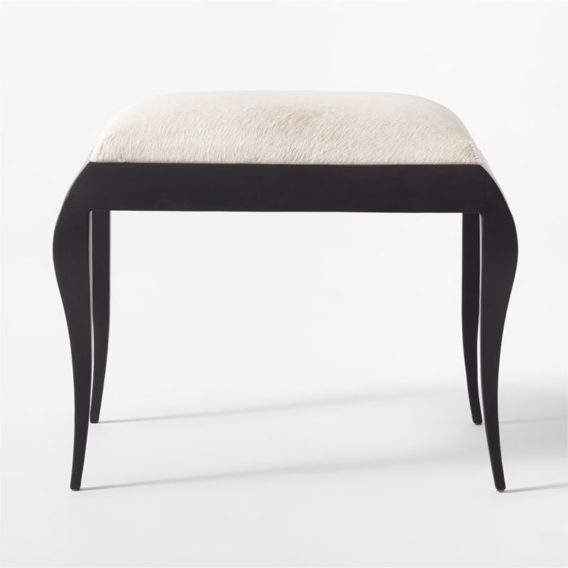 View Adi Natural Hide Vanity Bench - image 3 of 7