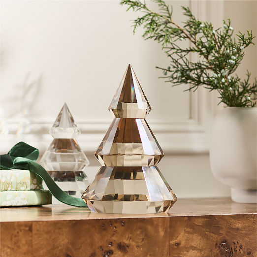 Crystal Holiday Decor Set