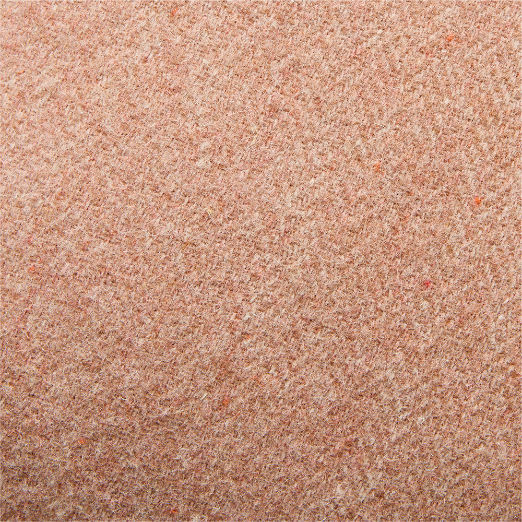 Adley Terracotta Red Merino Wool Throw Pillow with Down-Alternative Insert 20"x20"