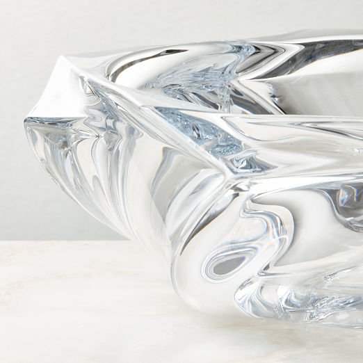 Aela Clear Glass Decorative Bowl
