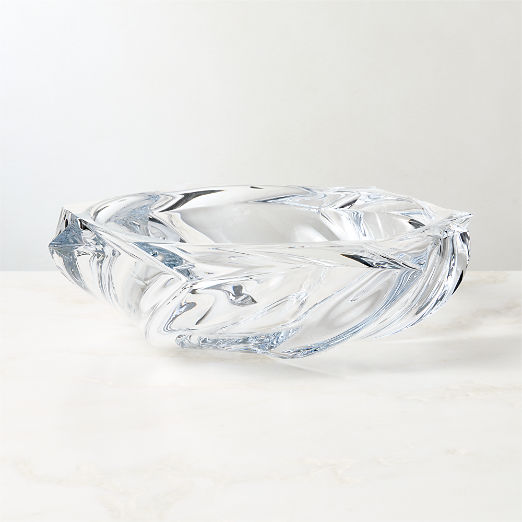 Aela Clear Glass Decorative Bowl