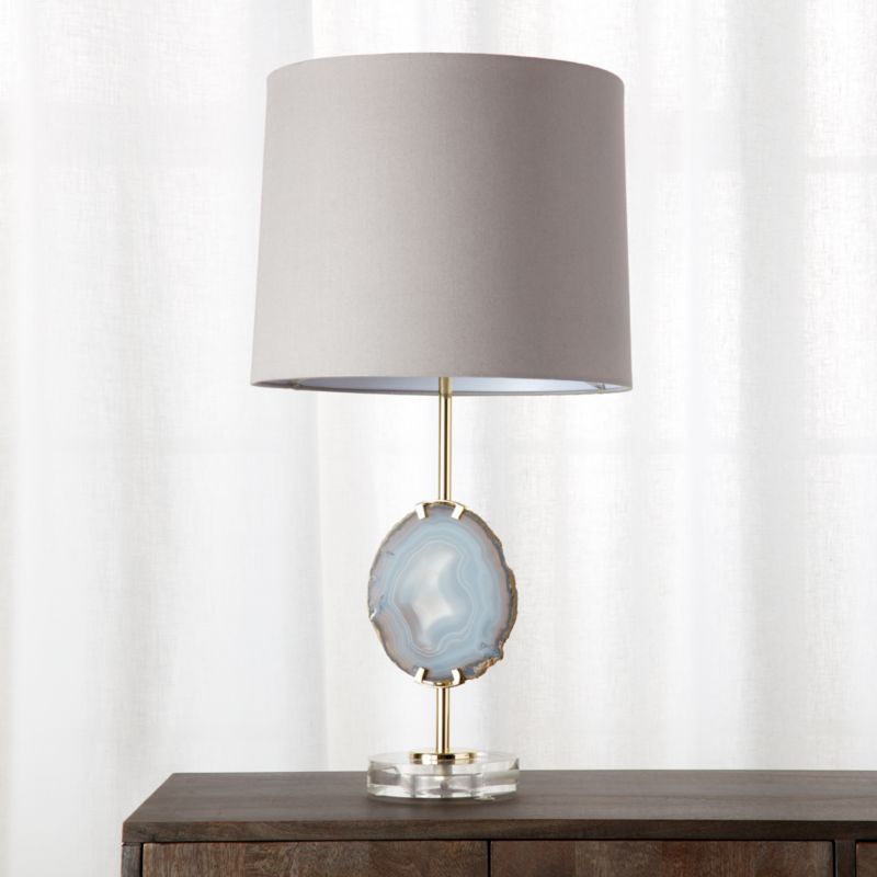 Led Table Lamps Cb2 Agate Table Lamp
