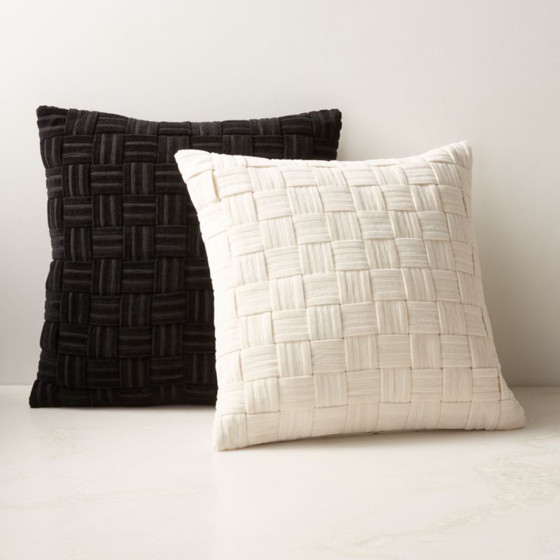 Black velvet pillow covers best sale