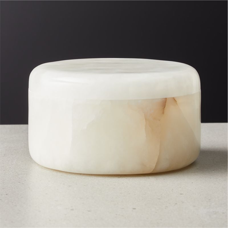 View Alabaster Stone Candle Bowl details