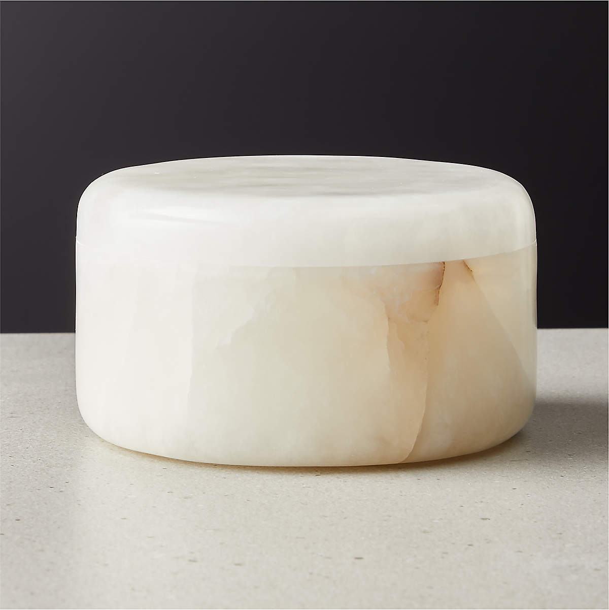 Alabaster Stone Candle Bowl + Reviews CB2 Canada