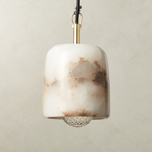 Modern Pendant Lights Chandeliers Cb2 Alabaster Pendant
