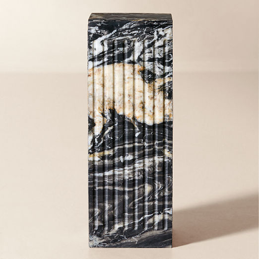 Albi Black Marble Side Table