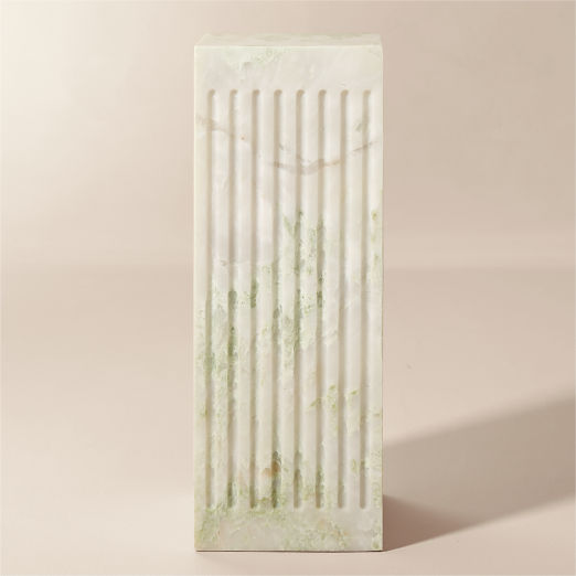 Albi White Marble Side Table
