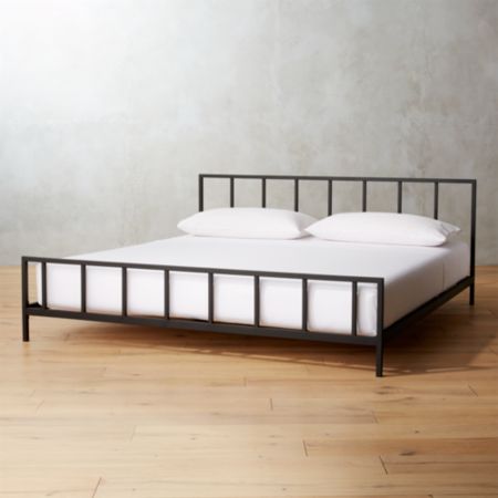 Alchemy Matte Black King Bed