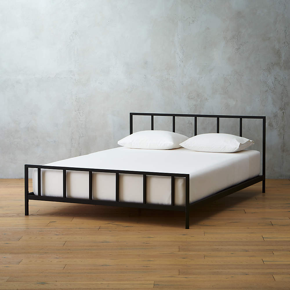 Alchemy Matte Black Queen Bed Reviews, Cb2 King Bed Frame