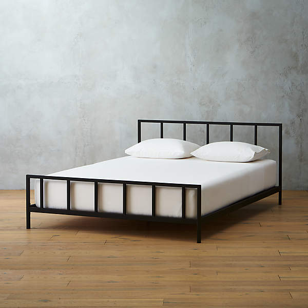 Alchemy Matte Black Bed Cb2, New Bed Frame Queen