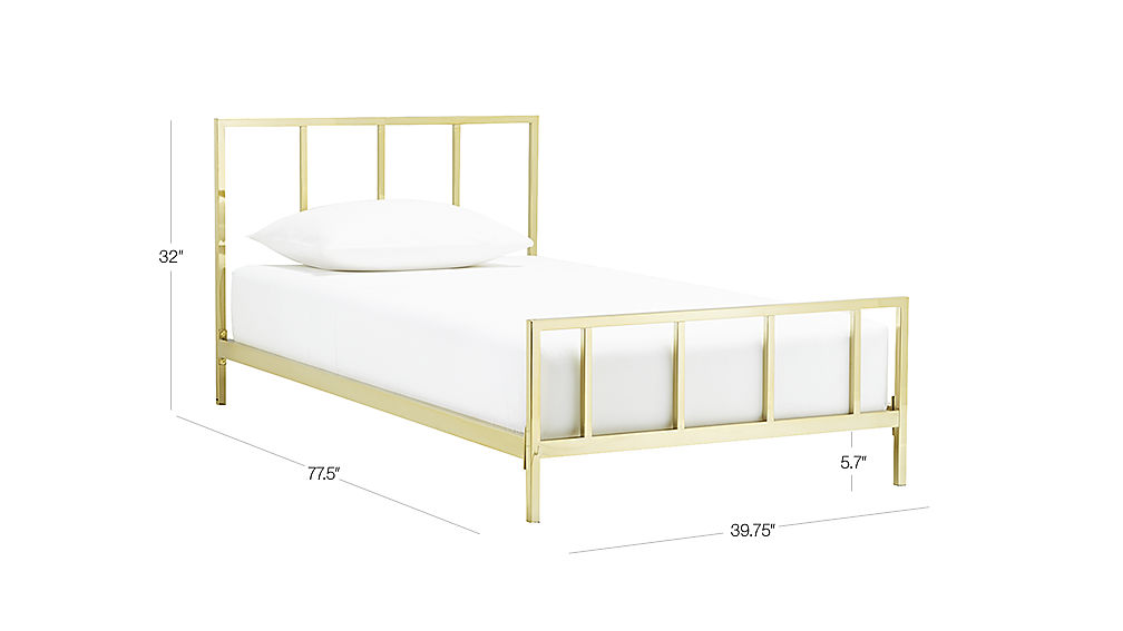to rotate mattress king how bed CB2 alchemy bronze