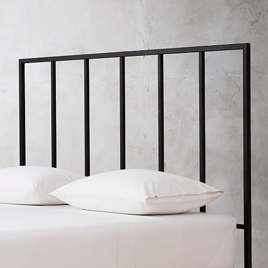 Black Bedroom Furniture Cb2 Alchemy Tall Matte Black Headboard Queen