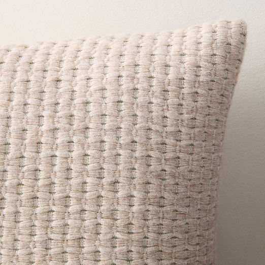 Alco Woven Taupe Throw Pillow 23"x23"