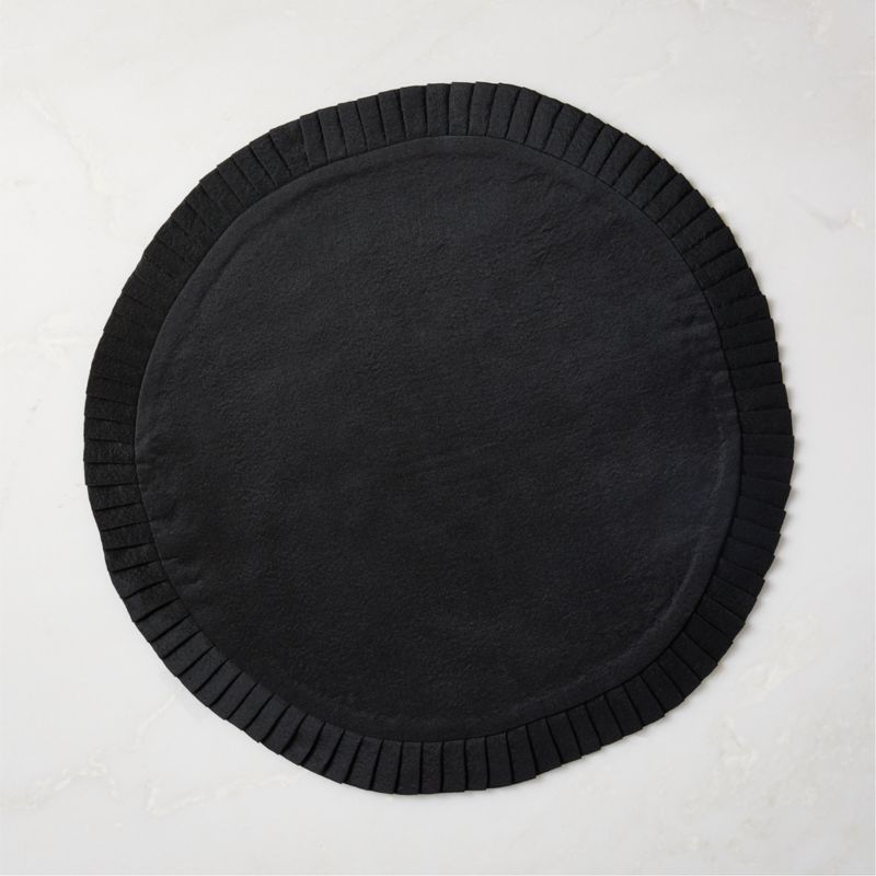 Alcott Black Round Placemat by Azeeza - image 0 of 3