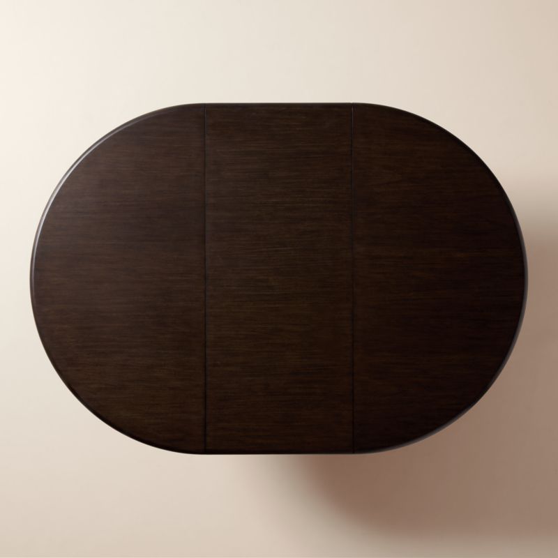 Alder 48-68" Round Mahogany Extendable Dining Table - image 8 of 11