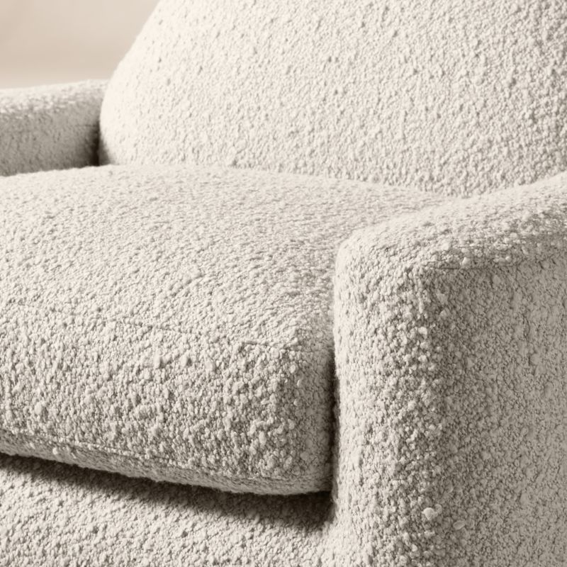 Aldine Ivory Boucle Textured Accent Chair - image 5 of 8