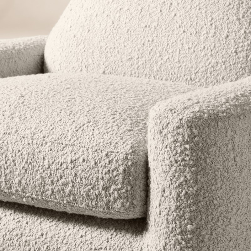Aldine Ivory Boucle Textured Accent Chair - image 5 of 8
