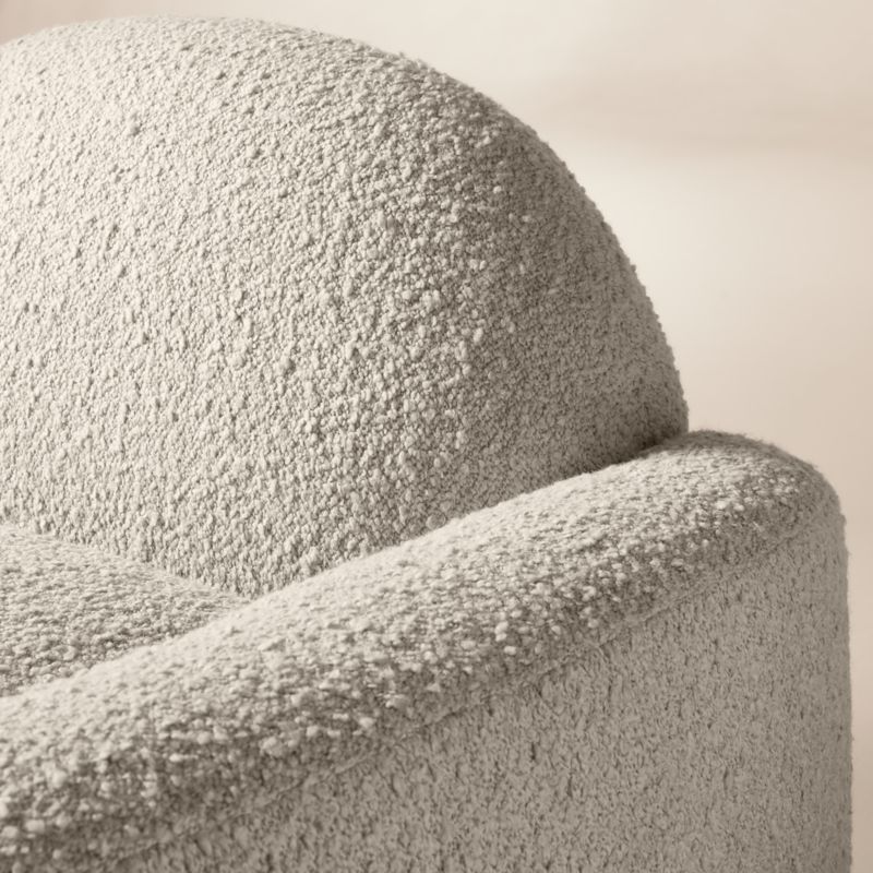 Aldine Ivory Boucle Textured Accent Chair - image 6 of 8