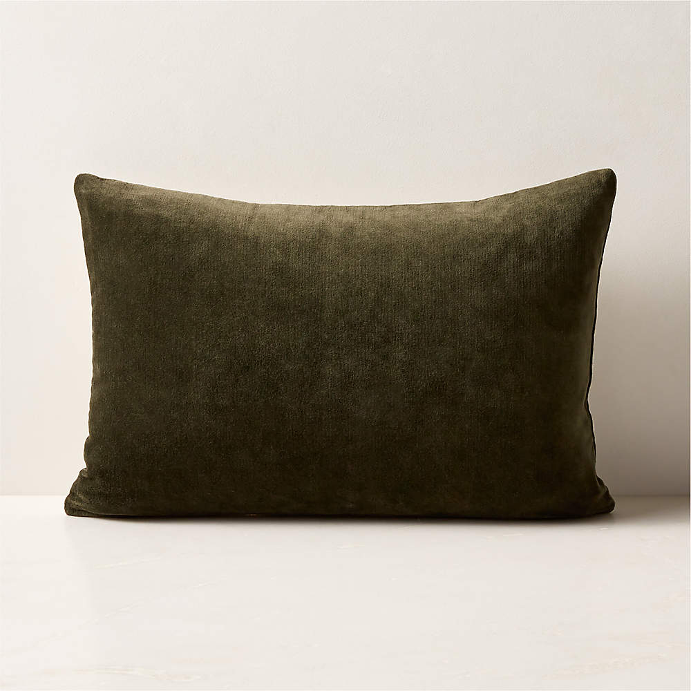 Linen Lumbar Pillow - Olive Gingham – Collectiv Co.