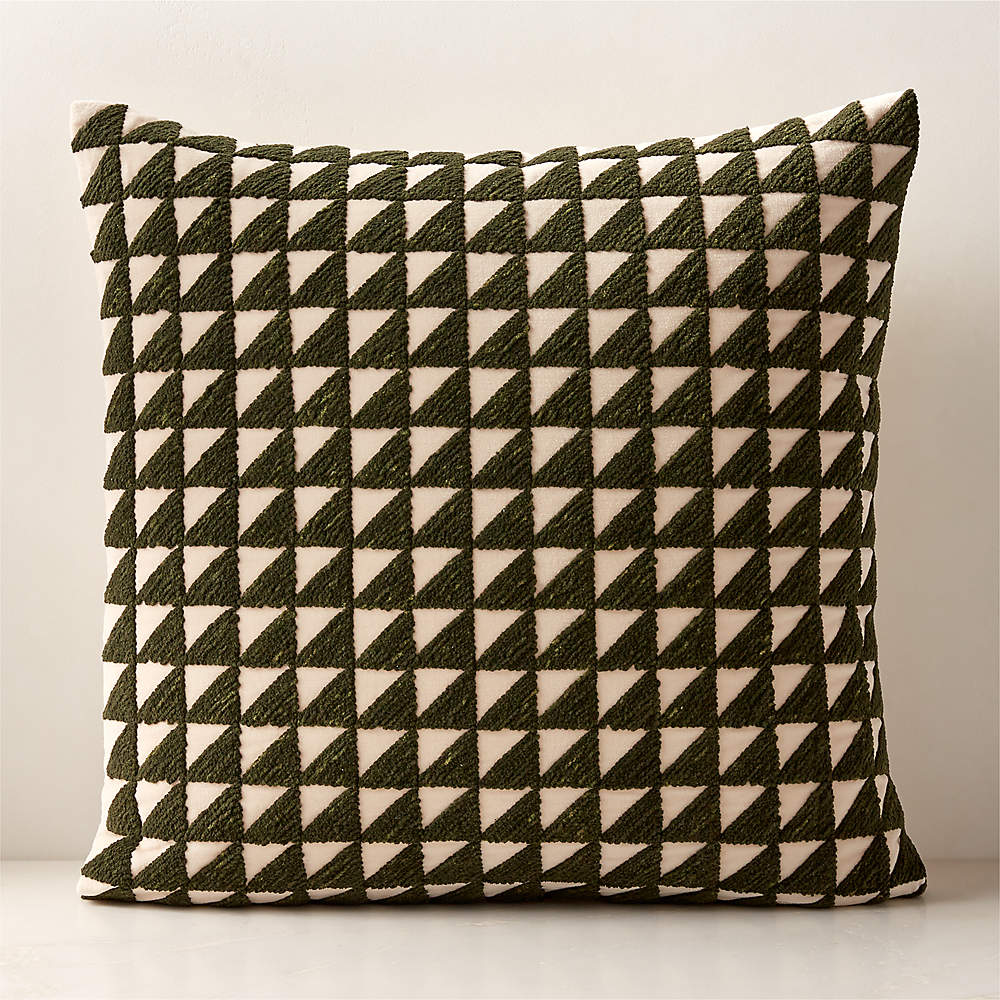 Open Box: Zea Embroidered Lumbar Pillow