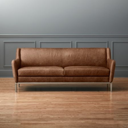 Alfred Cognac Leather Sofa