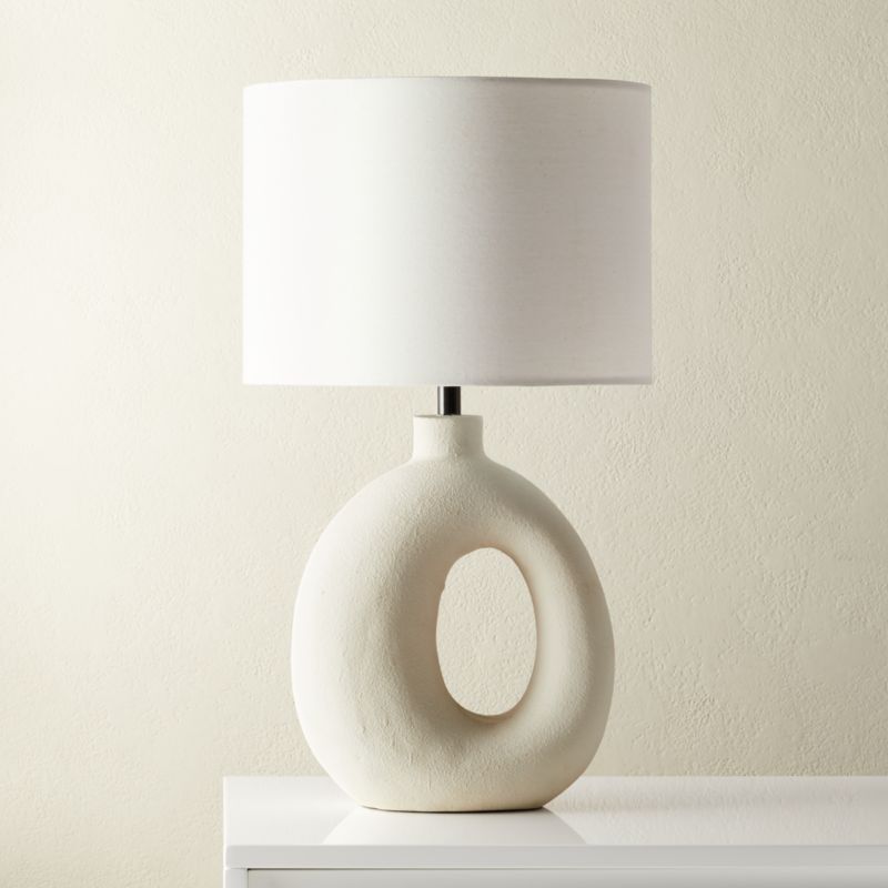 pottery table lamp