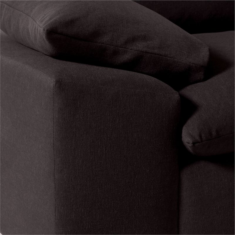 Algora 100" Charcoal Grey Performance Fabric Sofa - image 5 of 6