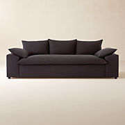 Faible 4-Piece Grey Performance Velvet Sectional Sofa with Left Arm