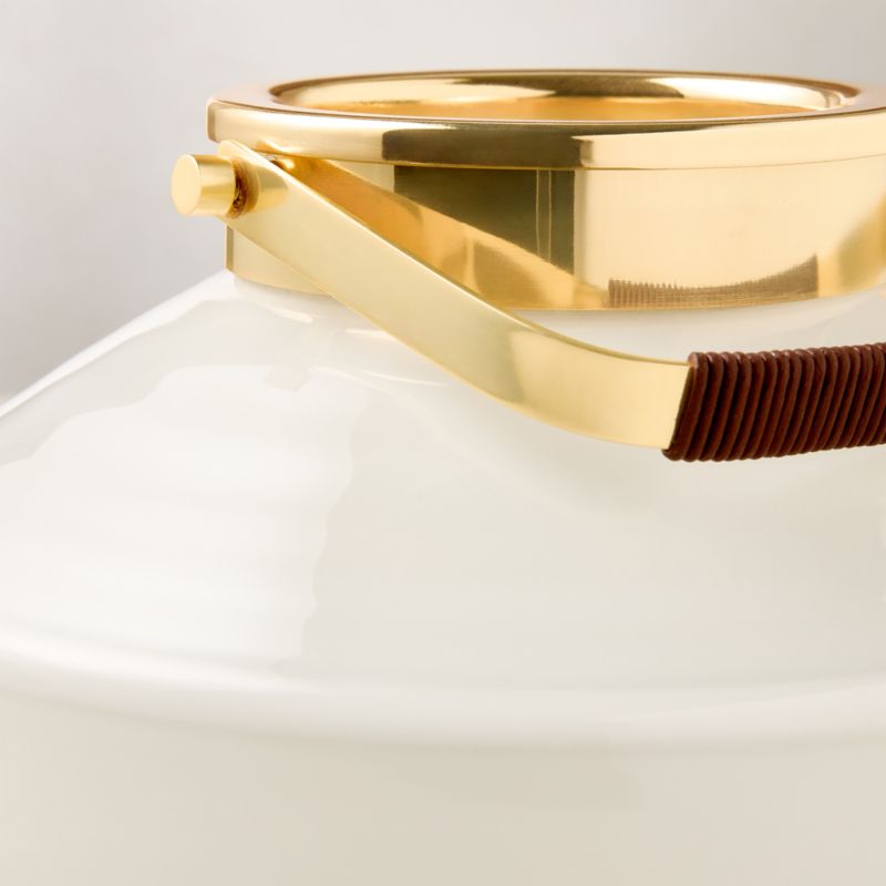 Alira Glass Outdoor Lantern 10.25" - image 3 of 4