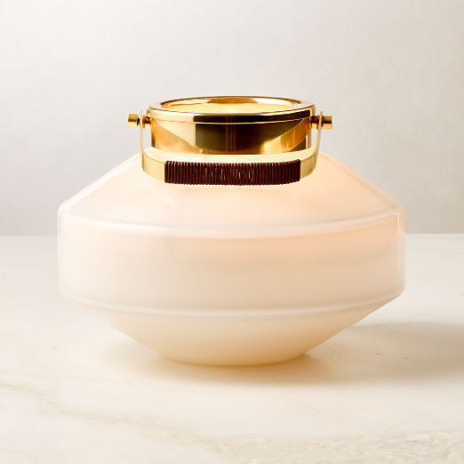 Alira Glass Outdoor Lantern 10.25"