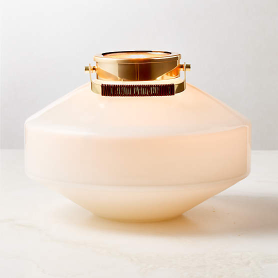 Alira Glass Outdoor Lantern 12.25"