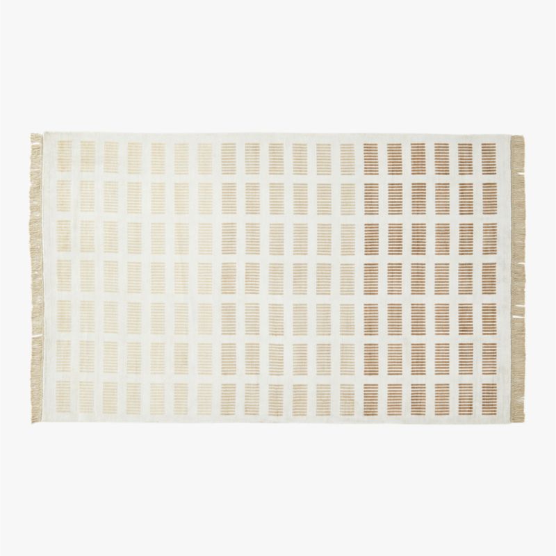 Alize Handloomed Ivory Viscose Area Rug 5'x8' - image 0 of 6