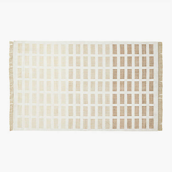 Alize Handloomed Ivory Viscose Area Rug 5'x8'