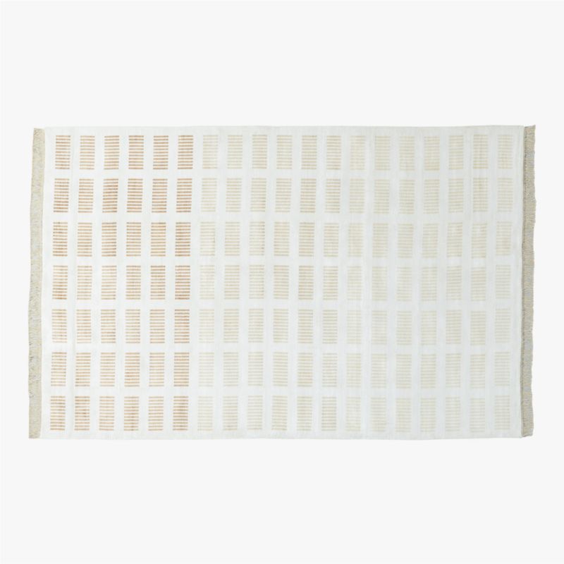 Alize Handloomed Ivory Viscose Area Rug 6'x9' - image 0 of 6