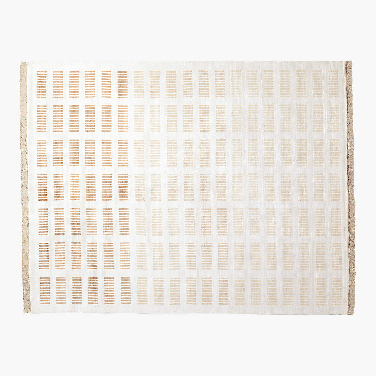 Alize Handloomed Ivory Viscose Area Rug 8'x10' + Reviews CB2