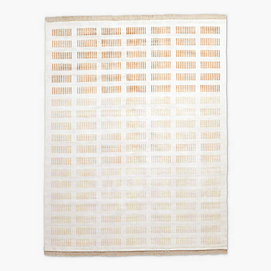 Alize Handloomed Ivory Viscose Area Rug 6'x9'