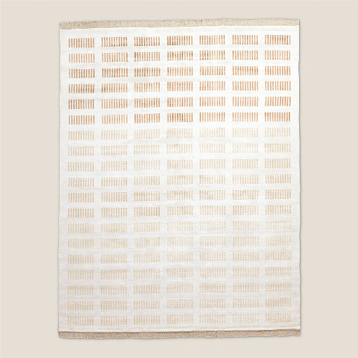 Alize Handloomed Ivory Viscose Area Rug 8'x10'