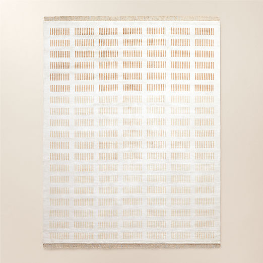 Alize Handloomed Ivory Viscose Area Rug 8'x10'