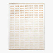 Alize Handloomed Ivory Viscose Area Rug 5'x8'