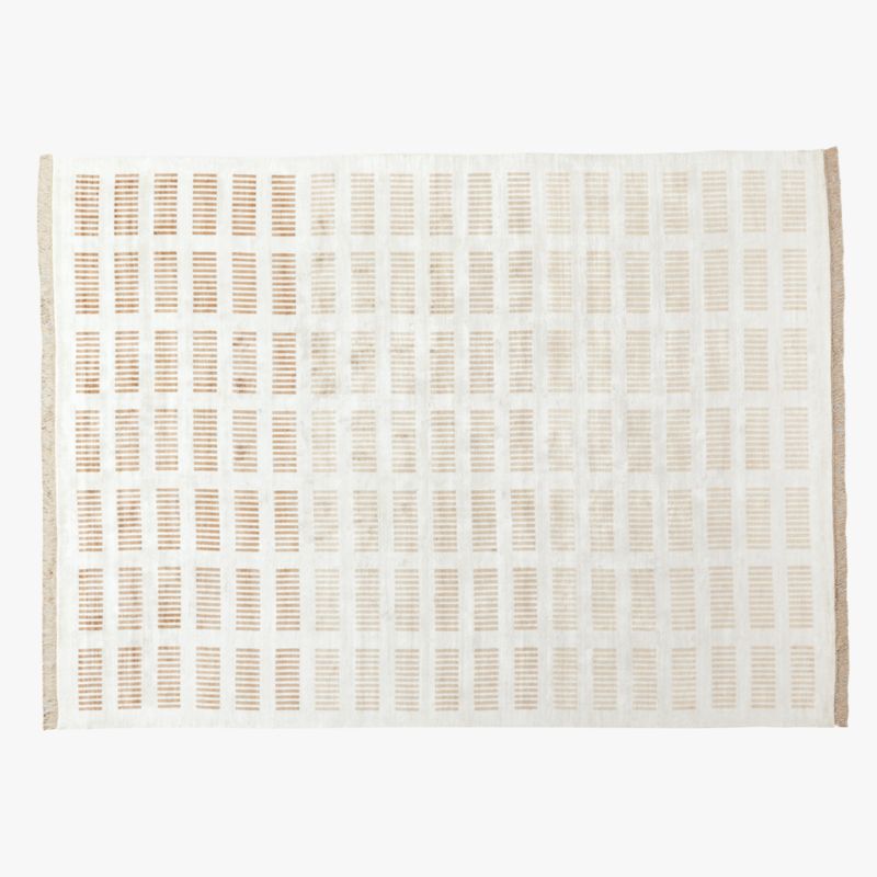 Alize Handloomed Ivory Viscose Area Rug 9'x12' + Reviews | CB2 Canada