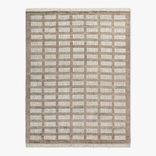 Alize Handloomed Viscose Light Brown Area Rug