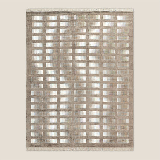 Alize Handloomed Light Brown Viscose Area Rug