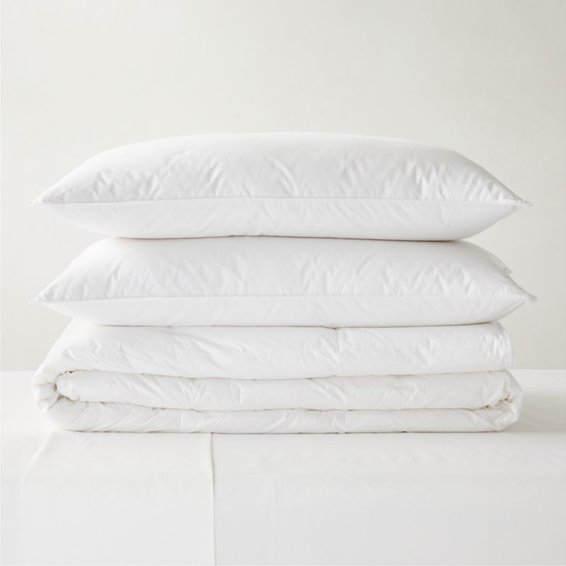 All Season Down King Bedding Set + Reviews | CB2