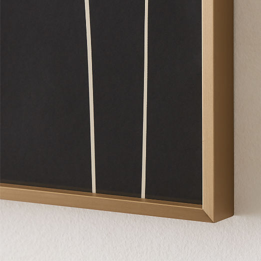 'Alliance I' Screen Print in Brass Frame 18"x24"